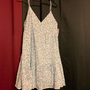It’s a size large wild fable summer dress with little blue flowers all over
